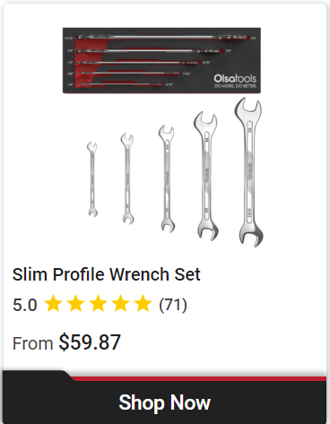 Professional Slim Profile Wrenches - Tappet Wrenches