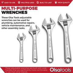 Olsa Tools Adjustable Wrench Set