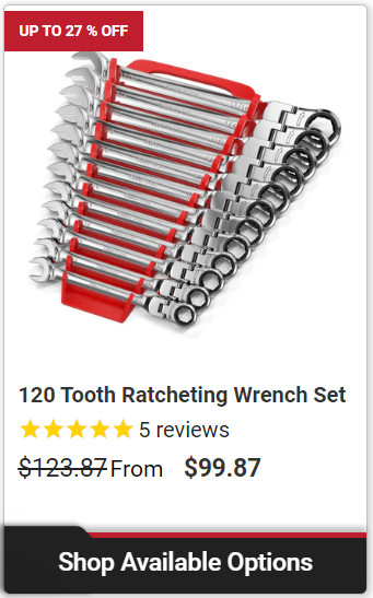 120-Tooth Wrench Set